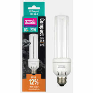 Arcadia D3+ Compact Lamp 12% Uvb 23 Watt