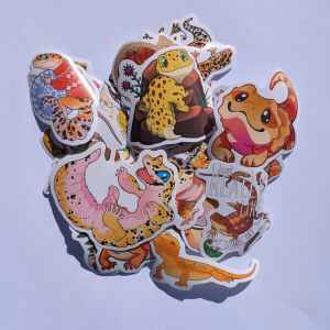 Stickers "Hagedis2"