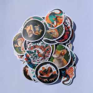 Stickers "Hagedis3"